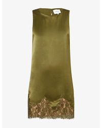 Reformation - Jessalyn Sleeveless Silk Mini Dress - Lyst