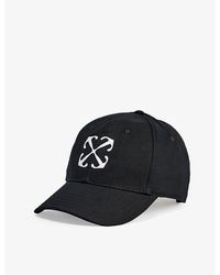 Off-White c/o Virgil Abloh - Arrow Brand-embroidered Cotton-twill Baseball Cap - Lyst