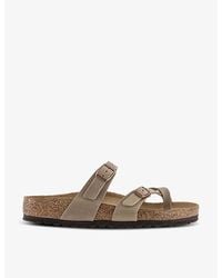 Birkenstock - Mayari Cross-strap Faux-leather Sandals - Lyst