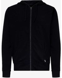 Polo Ralph Lauren - Lounge Brand-embroidered Stretch-cotton Hoody - Lyst