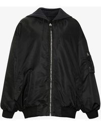 Givenchy - Hooded Relaxed-fit Shell Jacket - Lyst