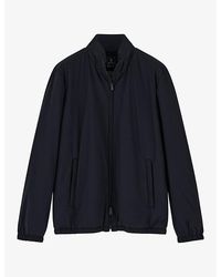 BOGGI - Zipped Closed-Collar Stretch-Woven Bomber Jacket - Lyst