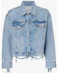 Agolde - Doria Slip-pocket Relaxed-fit Organic And Recycled-denim Jacket - Lyst
