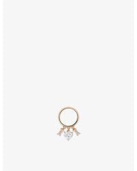 Maje - Charm-Embellished-Toned Brass Ring - Lyst