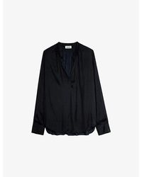 Zadig & Voltaire - Satin Top - Lyst