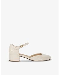 Dune - Dominos Patent Mary-Jane Court Shoes - Lyst