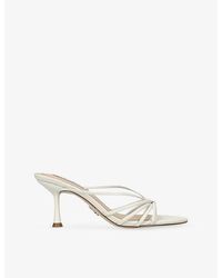 Steve Madden - Edna Heeled Leather Sandals - Lyst