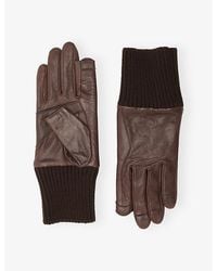 Rick Owens - Rib-Cuff Leather Gloves - Lyst