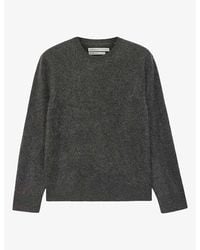 AllSaints - Wulf Crewneck Merino-Wool Jumper - Lyst