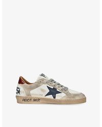 Golden Goose - Ball Star Suede Trainers - Lyst