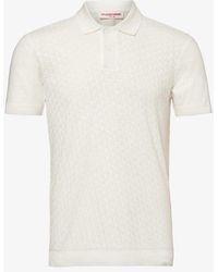 Orlebar Brown - Maranon Regular-fit Knitted Cotton Polo Shirt X - Lyst