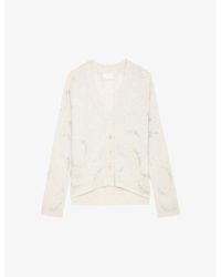 Zadig & Voltaire - Mirka Diamanté-Embellished Cashmere Cardigan - Lyst