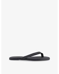 TKEES - The Boyfriend Leather Flip-Flops - Lyst