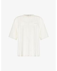 Lounge Underwear - Essential Brand-embroidered Stretch-cotton T-shirt X - Lyst