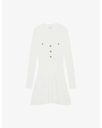 Reiss - Lavelle Knitted Mini Dress - Lyst
