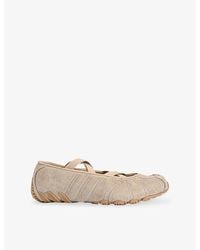 adidas - Ghost Spring Suede Ballet Flats - Lyst