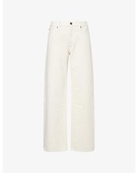 FRAME - The Lowkey Saturday Cotton Denim Jeans - Lyst