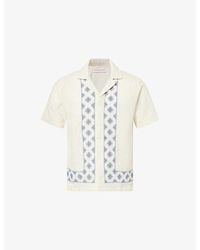 Orlebar Brown - Maitan Embroidered Cotton Shirt - Lyst