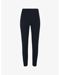 Whistles - Super Stretch Skinny-Leg High-Rise Stretch-Cotton Trousers - Lyst