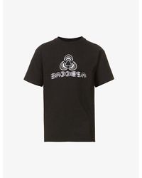 BADDEST SKATE SHOP - Branded Graphic-Print Cotton-Jersey T-Shirt - Lyst