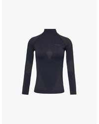 FALKE - Ergonomic Sport Warm Turtleneck Stretch-Jersey Top - Lyst