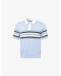 Jonathan Simkhai - Brandon Popver Cotton Polo Shirt - Lyst