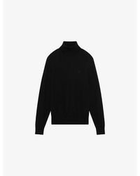 The Kooples - Roll-Neck Long-Sleeve Wool Jumper - Lyst