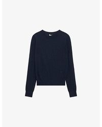 The Kooples - Round-Neck Wool Knitted Jumper - Lyst