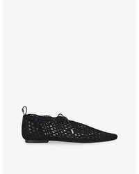 KG by Kurt Geiger - Notty Woven Ballet Flats - Lyst