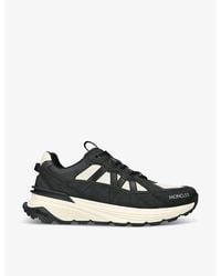 Moncler - Lite Runner Leather And Textile Low-top Trainers - Lyst