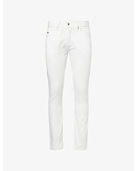 Emporio Armani - Regular-Fit Slim-Leg Denim Jeans - Lyst
