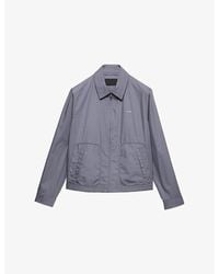 Prada - Technical Cotton-Blend Blouson Jacket - Lyst