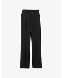 Claudie Pierlot - Tailored Straight-Leg Woven Trousers - Lyst