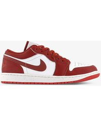 Nike - Air 1 Low Panelled Leather Low-top Trainers - Lyst