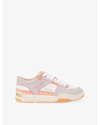 Kurt Geiger - Hatton Suede And Leather Trainers - Lyst
