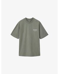 AllSaints - Underground Logo-Print Relaxed-Fit Cotton T-Shirt - Lyst