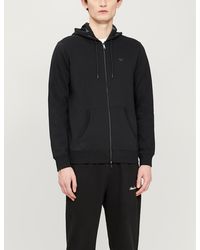 emporio armani lightweight lounge tracksuit navy
