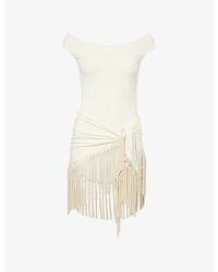 ‎Taller Marmo - Mini Romy Off-Shoulder Swimsuit - Lyst