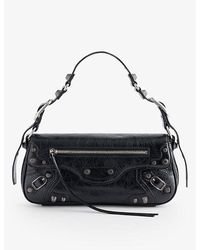 Balenciaga - Le Cagole Small Stud-embellished Leather Shoulder Bag - Lyst