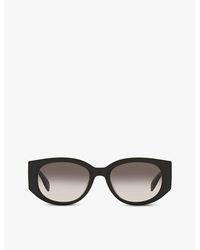 Alexander McQueen - Am0330s Logo Acetate Sunglasses - Lyst