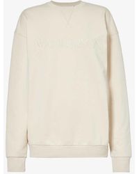 JW Anderson - Logo-embroidered Relaxed-fit Cotton-jersey Sweatshirt - Lyst