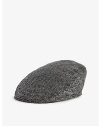Dents - Manorbrook Flat-Crown Herringbone Wool Cap - Lyst