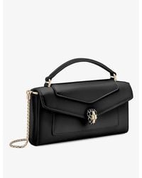 BVLGARI - Serpenti Forever Leather Cross-Body Bag - Lyst
