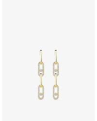 Messika - Move Link Convertible 18Ct And 1.70Ct Diamond Drop Earrings - Lyst