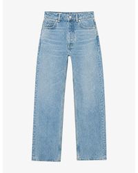 The Kooples - Straight-Leg Mid-Rise Denim Jeans - Lyst