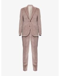 Eleventy - Notched-Lapel Straight-Leg Wool Suit - Lyst