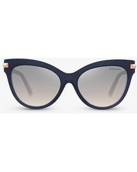 Tiffany & Co. - Tf4182 Cat Eye-frame Acetate Sunglasses - Lyst