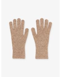 Claudie Pierlot - Brushed-Texture Wool-Blend Gloves - Lyst
