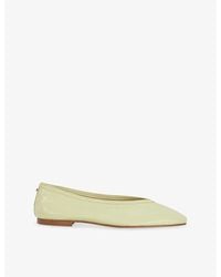 Dune - Hetta Leather Ballet Flats - Lyst