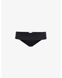 Melissa Odabash - Brussels Elasticated-Waist High-Rise Bikini Bottoms - Lyst
